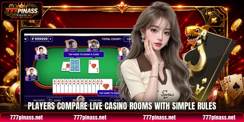 Players compare live casino rooms with simple rules Players compare live casino rooms with simple rules