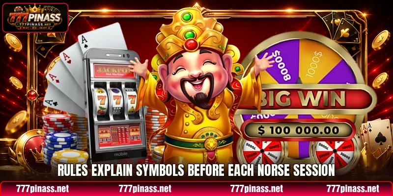 Rules explain symbols before each Norse session Rules explain symbols before each Norse session