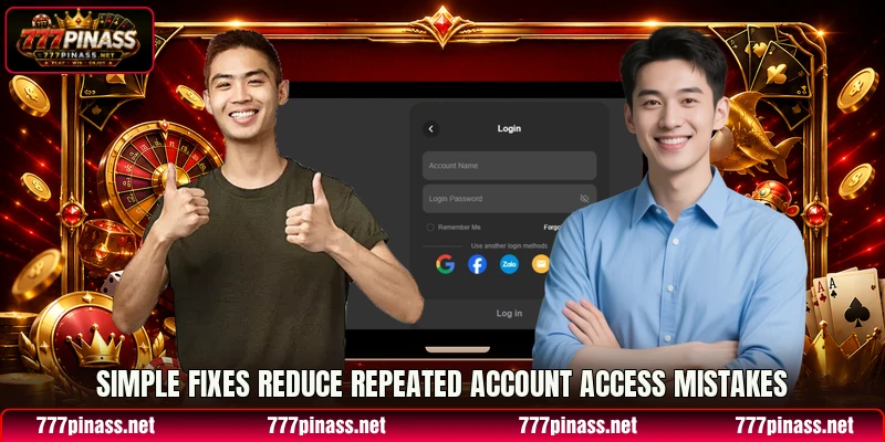 Simple fixes reduce repeated account access mistakes Simple fixes reduce repeated account access mistakes