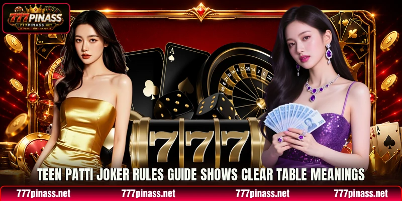 Teen Patti Joker Rules guide shows clear table meanings Teen Patti Joker Rules guide shows clear table meanings